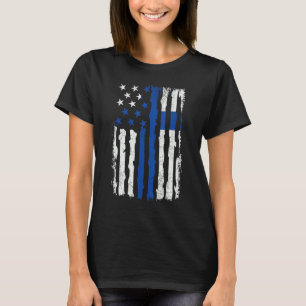Finnish American Pride Usa Flag Finland Roots T-Shirt