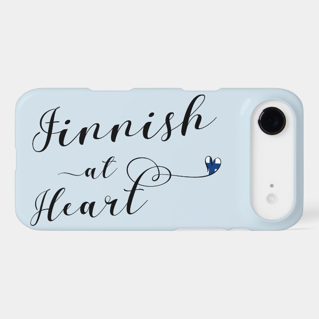 Finnish At Heart Mobile Phone Case, Finland Case-Mate iPhone Case (Back (Horizontal))