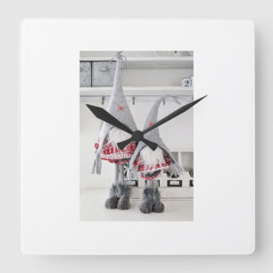 FINNISH CHRISTMAS GNOMES OF FINLAND CLOCK