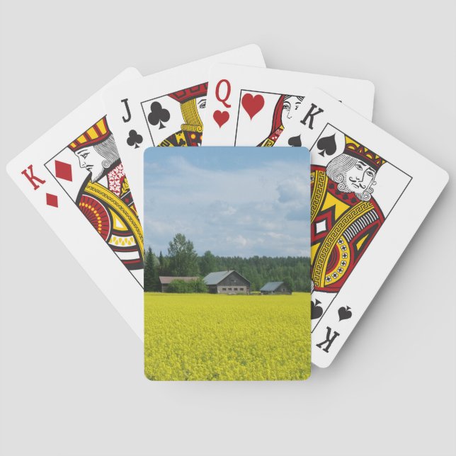 Finnish Countryside custom playing cards (Back)