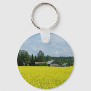 Finnish Countryside key chain
