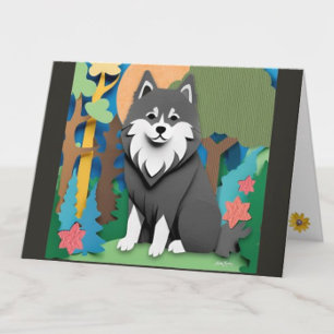 FINNISH-ed  Lapphund  Card