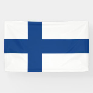 Finnish Flag (Finland) Banner