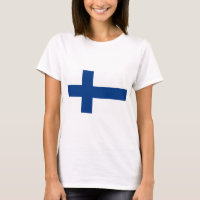 Finnish Flag (Finland) T-Shirt