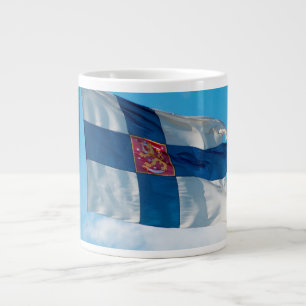 Finnish Flag Large Coffee Mug