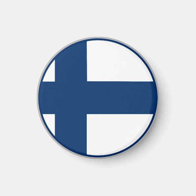 Finnish Flag Magnet (Front)