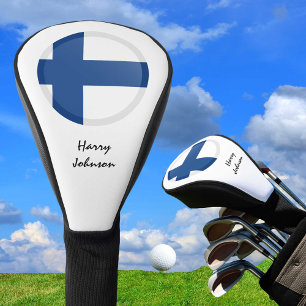 Finnish Flag & Monogrammed Golf Clubs Covers