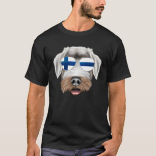Finnish Flag Sealyham Terrier Dog Finland Pocket T-Shirt