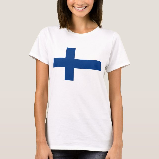 Finnish Flag T-Shirt (Front)