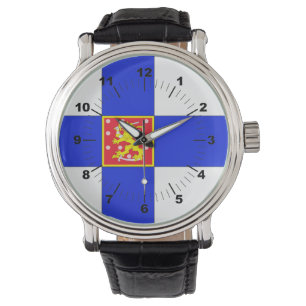 Finnish flag watch
