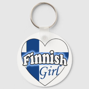 Finnish Girl Key Ring