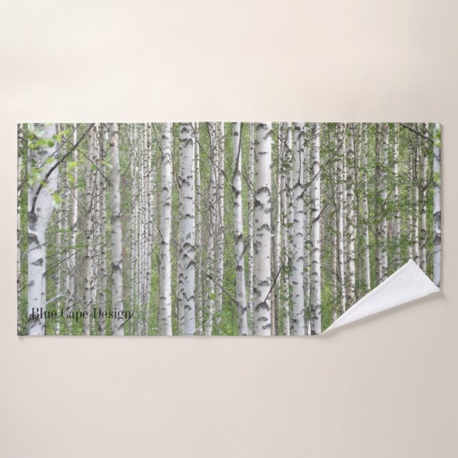 Finnish Lapland Birch Forest Towel (Bath Towel)