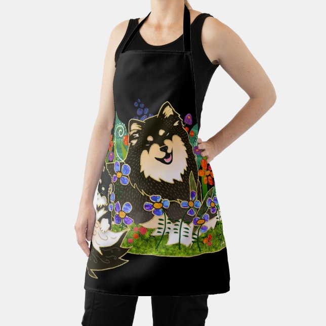 FINNISH LAPPHUND All-Over Print Apron (Insitu)