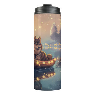 Finnish Lapphund Christmas Festive Voyage Thermal Tumbler