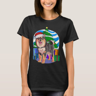 Finnish Lapphund Cute Santa Christmas Tree Decor T-Shirt