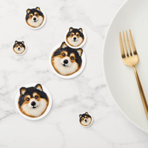 Finnish Lapphund Dog 3D Inspired Confetti