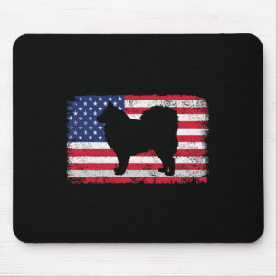 Finnish Lapphund Dog 4th Of July Patriotic America Mouse Mat