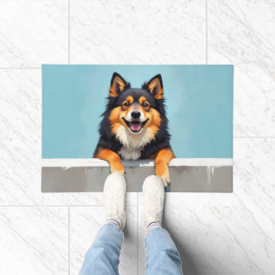 Finnish Lapphund Doormat Art