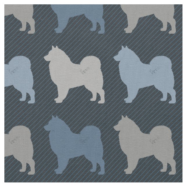 Finnish Lapphund Fabric (Close Up)