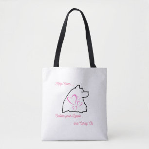 Finnish Lapphund Keep Calm Tote for FLCNSW Bag