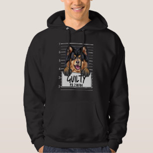 Finnish Lapphund Mugshot Guilty Dog Hoodie