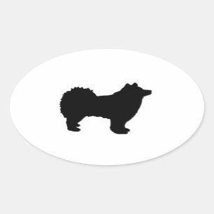 finnish lapphund oval sticker