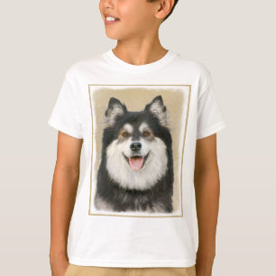 Finnish Lapphund Painting - Cute Original Dog Art T-Shirt