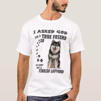 Finnish Lapphund Quote Mum Dad Print, Finnish Lapp T-Shirt