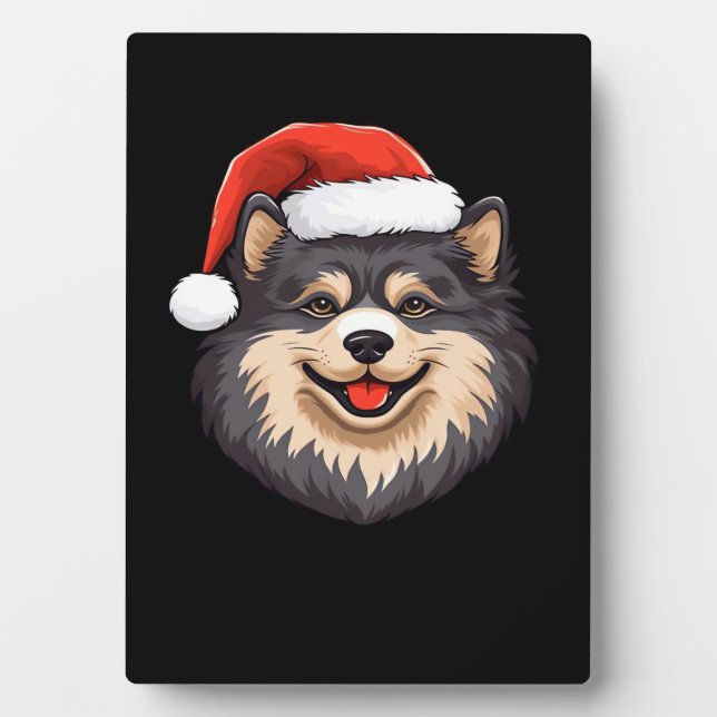 Finnish Lapphund Ugly Sweater Christmas Classic T- Plaque (Front)