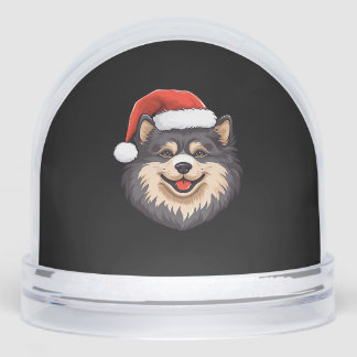 Finnish Lapphund Ugly Sweater Christmas Classic T- Snowglobe