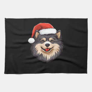 Finnish Lapphund Ugly Sweater Christmas Classic T- Tea Towel