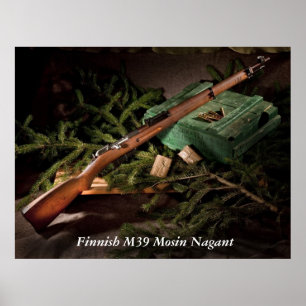 Finnish M39 Mosin Nagant Poster