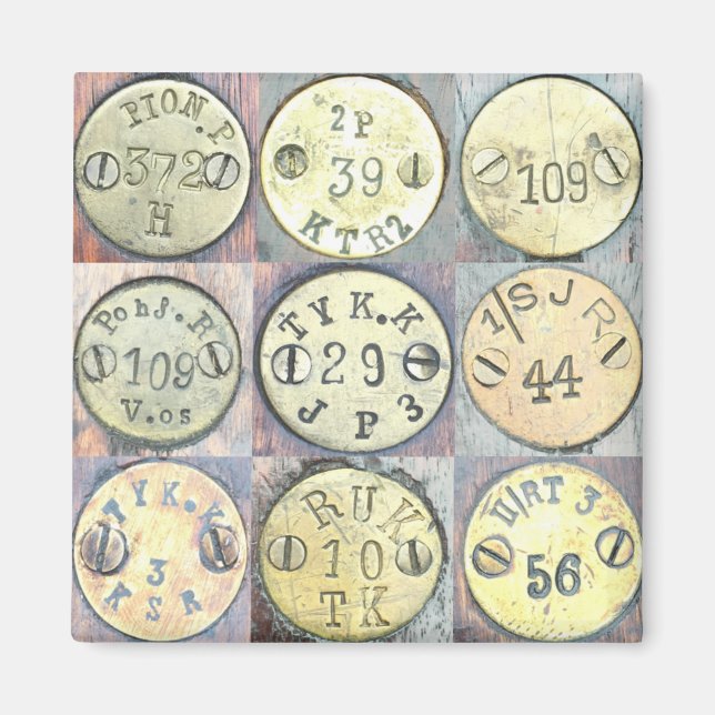 Finnish Mosin-Nagant Stock Disc Magnet (Front)