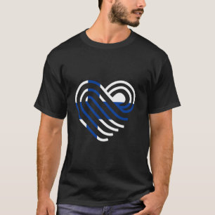 Finnish Pride Patriotic Finn Finland Heart Finnish T-Shirt