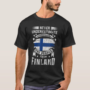 Finnish Scandinavia Finn Finland Susi Suomi Lapp H T-Shirt