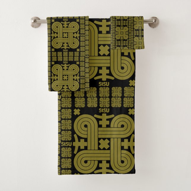 Finnish Sisu Art Bath Towel Set (Insitu)