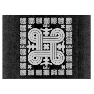 Finnish Sisu Art Cutting Board