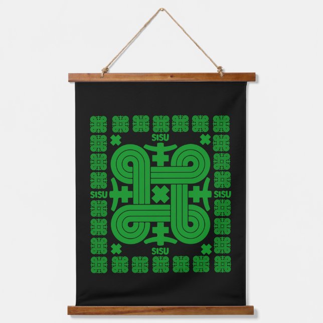Finnish Sisu Art Hanging Tapestry (Front)
