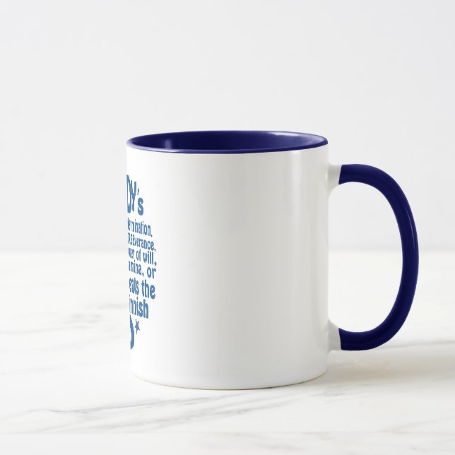 Finnish SISU mug - choose style & color (Right)