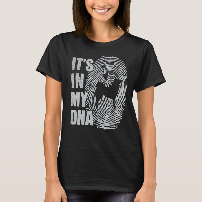 Finnish Spitz DNA Dog Mom Dad Dog  1 T-Shirt (Front)