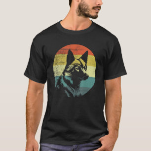 Finnish Spitz Dog Retro Vintage Design T-Shirt