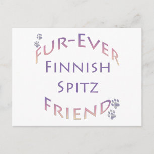 Finnish Spitz Furever Postcard
