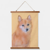 Finnish Spitz Painting - Cute Original Dog Art
