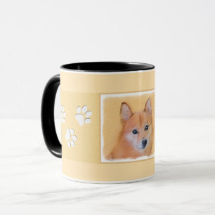 Finnish Spitz Painting - Cute Original Dog Art Mug