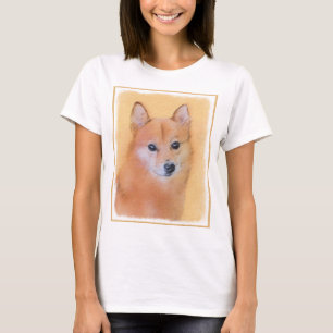 Finnish Spitz Painting - Cute Original Dog Art T-Shirt
