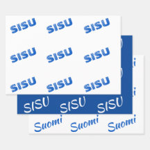 Finnish Wrapping Paper Set; SISU & Suomi