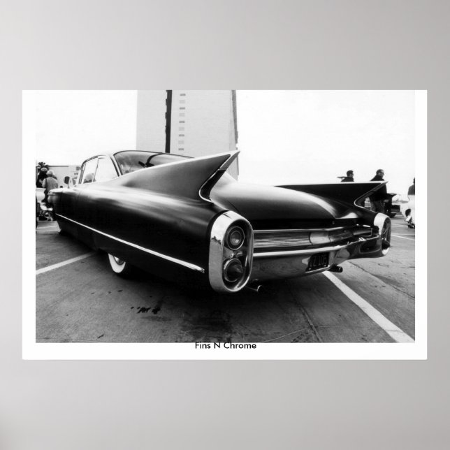 Fins N Chrome Poster (Front)