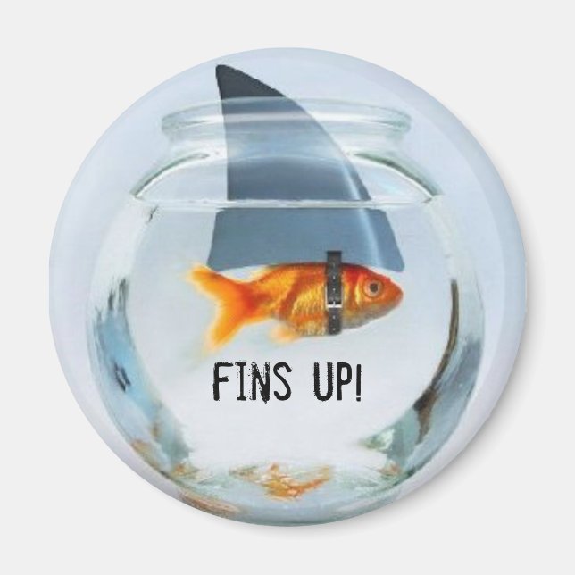 fins up! magnet (Front)