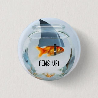 fins up! round button (small)