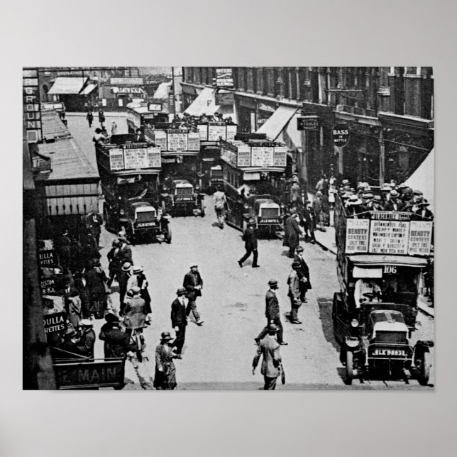 Finsbury Park Station, c.1923 Poster (Front)
